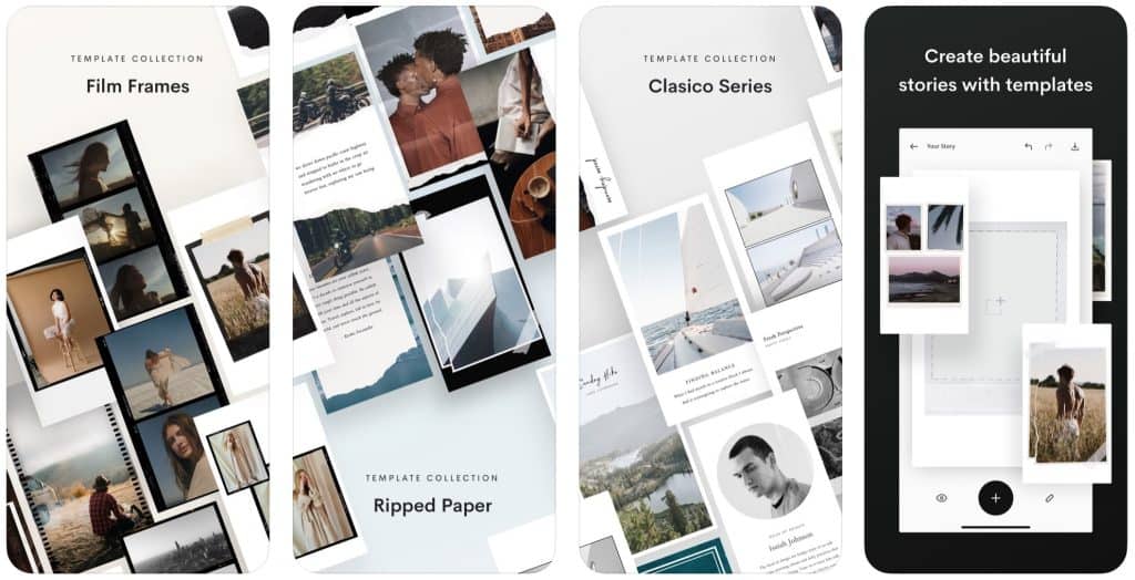 use unfold's templates to create instagram stories